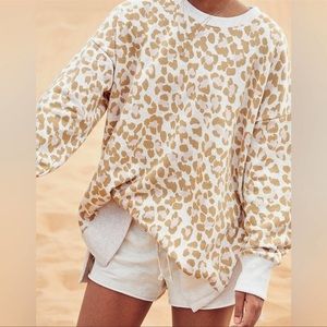 Aerie DESERT LEOPARD PULLOVER
